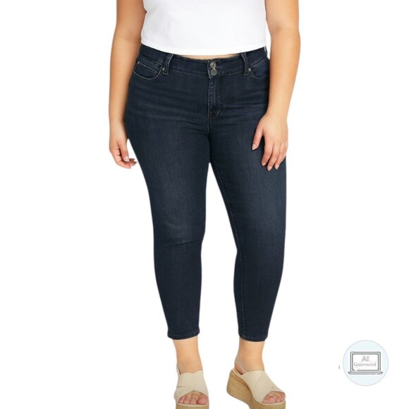Torrid Womens Jegging Skinny High Rise Jean Stretch Denim Plus Size 16R - Picture 1 of 12
